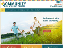 Tablet Screenshot of communitycounselingcenter.net